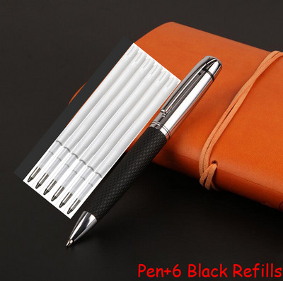 Novi dolazak iz 2023. Visokokvalitetna metalna kemijska olovka Poslovna muška PU kožna poklon olovka za pisanje Kupi 2 Pošalji poklon