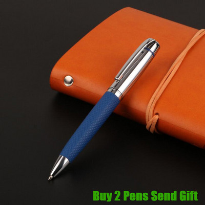 Novi dolazak iz 2023. Visokokvalitetna metalna kemijska olovka Poslovna muška PU kožna poklon olovka za pisanje Kupi 2 Pošalji poklon
