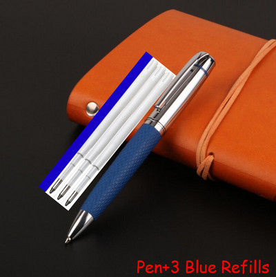 Novi dolazak iz 2023. Visokokvalitetna metalna kemijska olovka Poslovna muška PU kožna poklon olovka za pisanje Kupi 2 Pošalji poklon