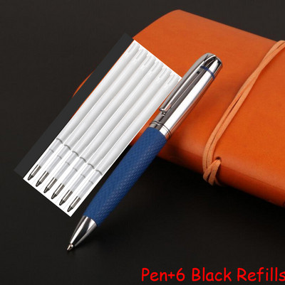 Novi dolazak iz 2023. Visokokvalitetna metalna kemijska olovka Poslovna muška PU kožna poklon olovka za pisanje Kupi 2 Pošalji poklon