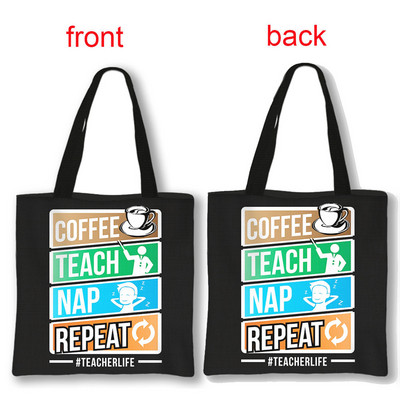 Dėkojame mokytojo pirkinių krepšiai Superhero mokytojų moterų krepšiai ant pečių, skirti kelionėms mergaičių rankinė Didelės talpos laikymo krepšys Dovana