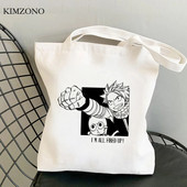 Fairy Tail τσάντα για ψώνια shopper tote Bolsa τσάντα χεριού βαμβακερή τσάντα από γιούτα τσάντα δίχτυ υφασμάτινο υφασμάτινο κορδόνι σακόλα