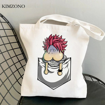 Fairy Tail τσάντα για ψώνια shopper tote Bolsa τσάντα χεριού βαμβακερή τσάντα από γιούτα τσάντα δίχτυ υφασμάτινο υφασμάτινο κορδόνι σακόλα