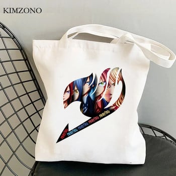 Fairy Tail τσάντα για ψώνια shopper tote Bolsa τσάντα χεριού βαμβακερή τσάντα από γιούτα τσάντα δίχτυ υφασμάτινο υφασμάτινο κορδόνι σακόλα