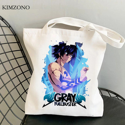 Fairy Tail τσάντα για ψώνια shopper tote Bolsa τσάντα χεριού βαμβακερή τσάντα από γιούτα τσάντα δίχτυ υφασμάτινο υφασμάτινο κορδόνι σακόλα