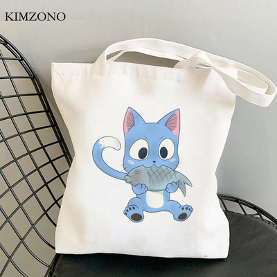 Fairy Tail τσάντα για ψώνια shopper tote Bolsa τσάντα χεριού βαμβακερή τσάντα από γιούτα τσάντα δίχτυ υφασμάτινο υφασμάτινο κορδόνι σακόλα