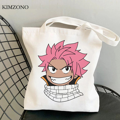 Fairy Tail τσάντα για ψώνια shopper tote Bolsa τσάντα χεριού βαμβακερή τσάντα από γιούτα τσάντα δίχτυ υφασμάτινο υφασμάτινο κορδόνι σακόλα