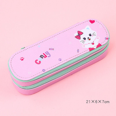 Dvoslojna crtana pernica Kutija za pohranjivanje školskog pribora slatka torbica za olovke za studente torba za olovke pokloni za djecu Pernice