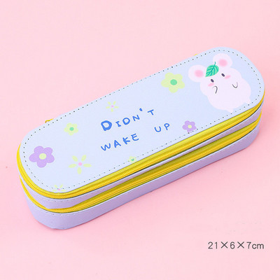 Dvoslojna crtana pernica Kutija za pohranjivanje školskog pribora slatka torbica za olovke za studente torba za olovke pokloni za djecu Pernice
