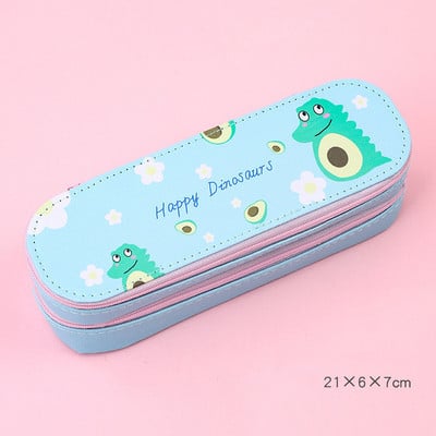 Dvoslojna crtana pernica Kutija za pohranjivanje školskog pribora slatka torbica za olovke za studente torba za olovke pokloni za djecu Pernice