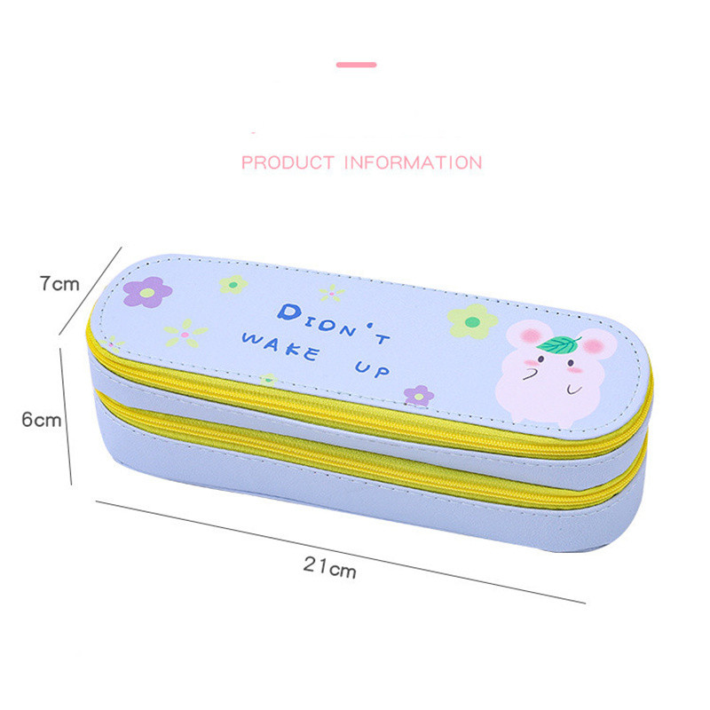 Dvoslojna crtana pernica Kutija za pohranjivanje školskog pribora slatka torbica za olovke za studente torba za olovke pokloni za djecu Pernice