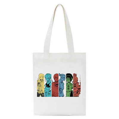 Avatar The Last Airbender Aang Appa Anime Badass Art Platnena torba Totes Bags Shopper Shopping Torbe Ručna torba Djevojke Ležerne torbe za knjige
