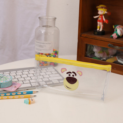 Husă de creion Sanrio Super drăguță Cinnamoroll My Melody Cinnamoroll Student Transparent Pag de depozitare Rechizite școlare de desene animate Cadouri