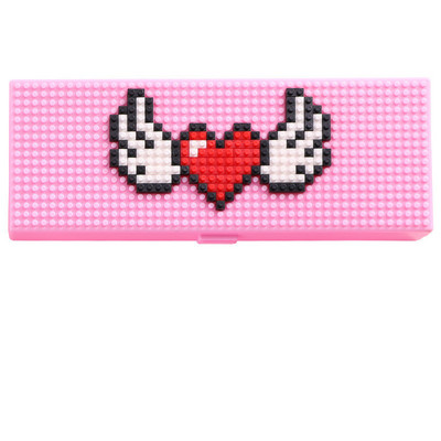 Block puzzle pernica Crtić slatka kutija za pismarice DIY pernica Kutija za olovke Intelektualna djeca Ručno izrađena torba za pisarice poklon