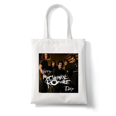 My Chemical Romance McR Dead plátená taška nákupná taška Tote Harajuku nákupná taška dámska taška cez rameno dámska kabelka s veľkou kapacitou