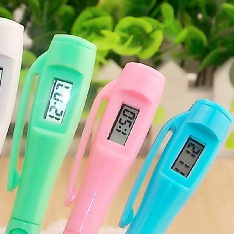 Multifunktsionaalne elektrooniline digitaalkell Pastapliiats Õpilase eksami Pliiats Kooli kingitus Õpilastele kirjatarbed Pastapliiatsid käepideme pliiatsid