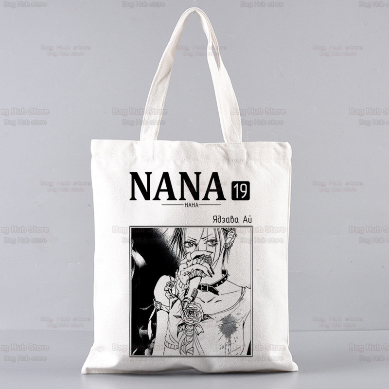 Nana Manga platnena torba velikog kapaciteta BLAST Ren Honjo ručna torba Nana Osaki torba za rame Tote Nana Komatsu studentska torba za višekratnu upotrebu