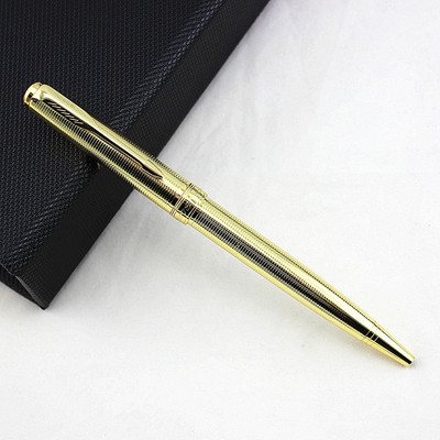 Luksuzni visokokvalitetni metal 388 za nehrđajući čelik Poslovni uredski školski pribor Kemijska olovka Zlatna kopča Novo