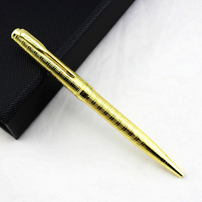 Luksuzni visokokvalitetni metal 388 za nehrđajući čelik Poslovni uredski školski pribor Kemijska olovka Zlatna kopča Novo