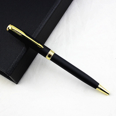 Luksuzni visokokvalitetni metal 388 za nehrđajući čelik Poslovni uredski školski pribor Kemijska olovka Zlatna kopča Novo