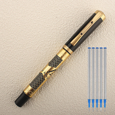 pix pentru școală de lux Metal, cadouri de birou de afaceri de vârf, pix semnătură Genți de creion din PU alege