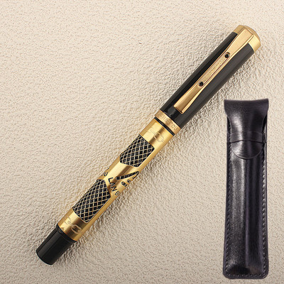 pix pentru școală de lux Metal, cadouri de birou de afaceri de vârf, pix semnătură Genți de creion din PU alege