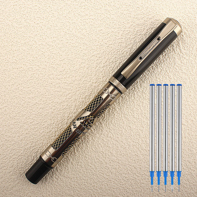 pix pentru școală de lux Metal, cadouri de birou de afaceri de vârf, pix semnătură Genți de creion din PU alege