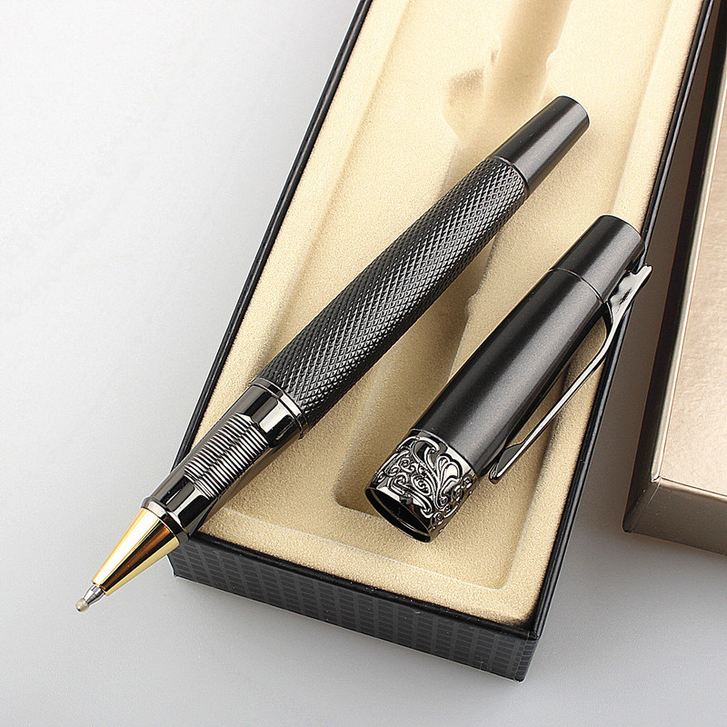 pix pentru școală de lux Metal, cadouri de birou de afaceri de vârf, pix semnătură Genți de creion din PU alege