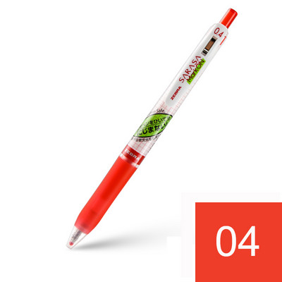 ZEBRA SARASA JJ77 MARK ON Gel olovke 0,4 mm 0,5 mm Brzo sušeće Ne cvjetaju Ne nejasne Japanski pribor Uredski materijal za studente