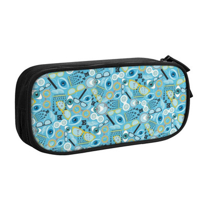 Kawaii Trendy Optičarske naočale Pernica za djevojčice i dječake Velika pohrana Optometristička pernica Školski pribor