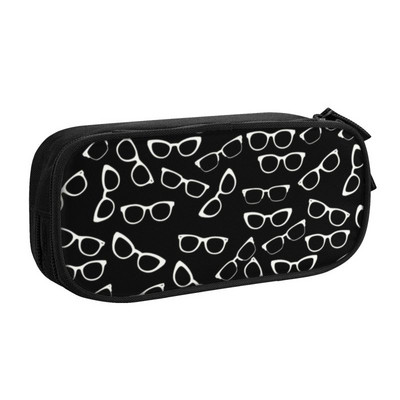 Kawaii Trendy Optičarske naočale Pernica za djevojčice i dječake Velika pohrana Optometristička pernica Školski pribor