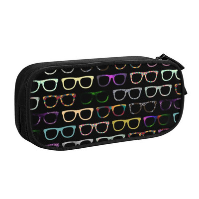 Kawaii Trendy Optičarske naočale Pernica za djevojčice i dječake Velika pohrana Optometristička pernica Školski pribor