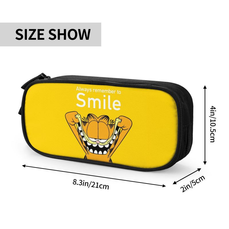 Tocuri Garfields pentru băiat, fată, de mare capacitate, cutie de pixuri de desene animate pentru pisici, rechizite școlare