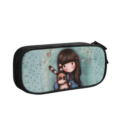 Santoro Gorjuss Cutie de creion pentru școală cu desene animate Fete Băieți Capacitate mare Anime Girl Husă pentru creion Papetărie pentru studenți
