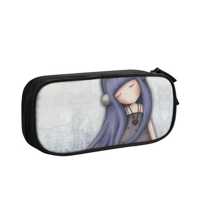 Santoro Gorjuss Cutie de creion pentru școală cu desene animate Fete Băieți Capacitate mare Anime Girl Husă pentru creion Papetărie pentru studenți