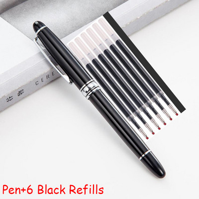 Vânzare fierbinte pix cu bile cu 163 role, marca completă din metal, birou, bărbați de afaceri, pix pentru scris cu semnătură Cumpărați 2 trimiteți cadou