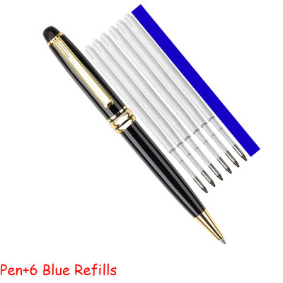 Vânzare fierbinte pix cu bile cu 163 role, marca completă din metal, birou, bărbați de afaceri, pix pentru scris cu semnătură Cumpărați 2 trimiteți cadou