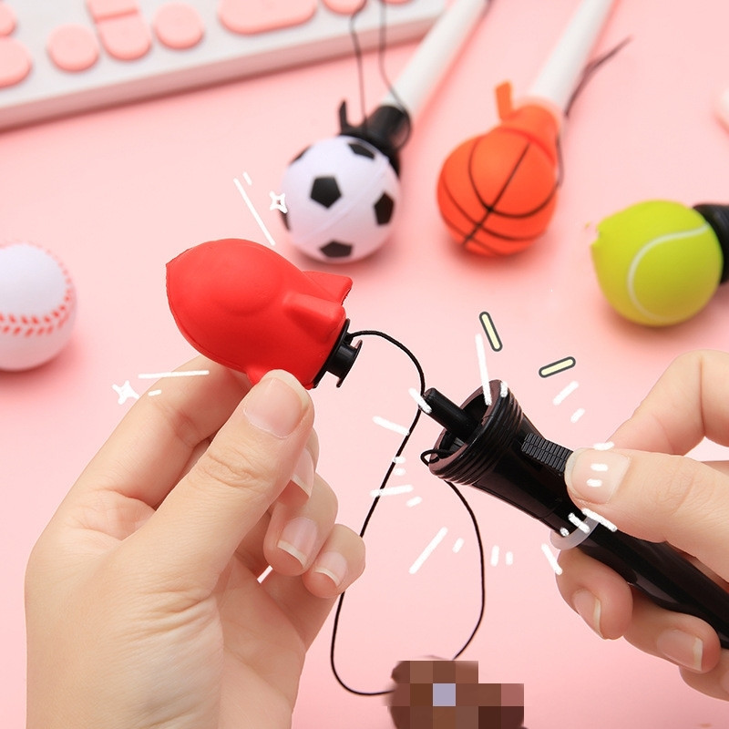 1 τεμ Lytwtw's Cute Soft Bounce Gel Pen Kawaii Stationery Office School Supply Αποσυμπίεση Creative Lovely Cartoon Pen