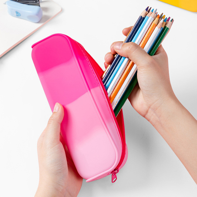 Super suur pliiatsiümbris Silikageel Armsad koolitarbed Bts Kirjatarbed Kingitus Kooliarmas pliiatsikarp Pliiatsikarp pliiatsikott CL-1986