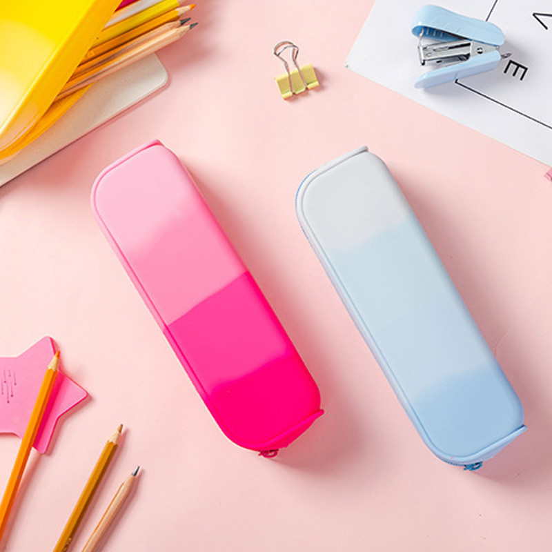 Super suur pliiatsiümbris Silikageel Armsad koolitarbed Bts Kirjatarbed Kingitus Kooliarmas pliiatsikarp Pliiatsikarp pliiatsikott CL-1986