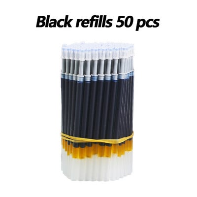 Uvlačiva gel olovka Kemijska olovka velikog kapaciteta 0,5 mm Kemijska olovka Crna/crvena/plava tinta Uredski pribor Školski pribor Pribor