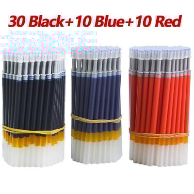 Uvlačiva gel olovka Kemijska olovka velikog kapaciteta 0,5 mm Kemijska olovka Crna/crvena/plava tinta Uredski pribor Školski pribor Pribor