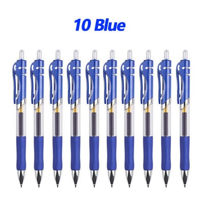 Uvlačiva gel olovka Kemijska olovka velikog kapaciteta 0,5 mm Kemijska olovka Crna/crvena/plava tinta Uredski pribor Školski pribor Pribor