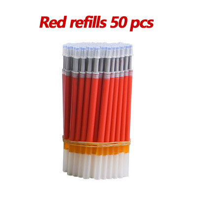 Uvlačiva gel olovka Kemijska olovka velikog kapaciteta 0,5 mm Kemijska olovka Crna/crvena/plava tinta Uredski pribor Školski pribor Pribor