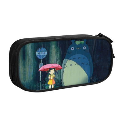 Hayao Miyazaki Anime Manga pernica za djevojčice Veliki kapacitet My Neighbor Totoro And Spirited Away Torba za kutiju za olovke Školski pribor