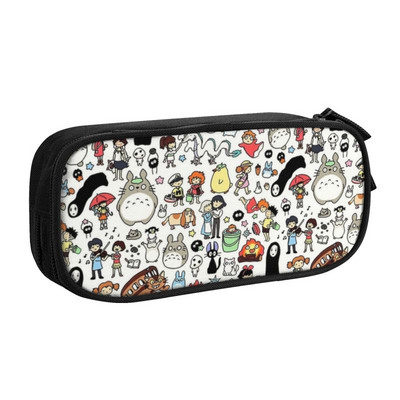 Hayao Miyazaki Anime Manga pernica za djevojčice Veliki kapacitet My Neighbor Totoro And Spirited Away Torba za kutiju za olovke Školski pribor