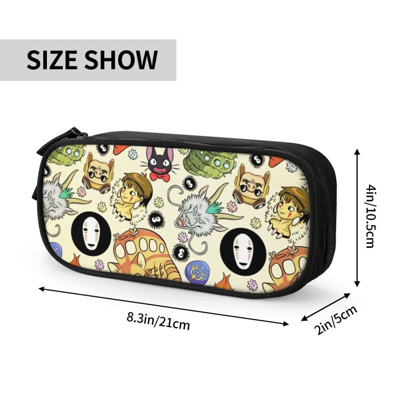 Hayao Miyazaki Anime Manga pernica za djevojčice Veliki kapacitet My Neighbor Totoro And Spirited Away Torba za kutiju za olovke Školski pribor