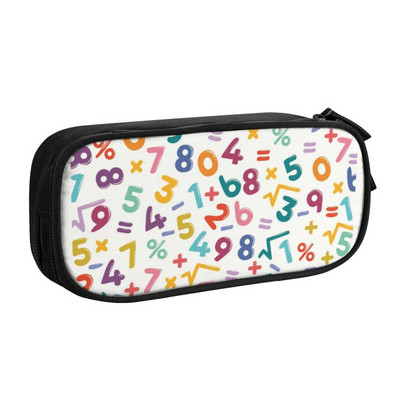 Formule de matematică Casă de creion de matematică Băiat Fată Depozitare mare Science Geek Cadou pentru profesori Geanta creion Husă Papetarie pentru studenți