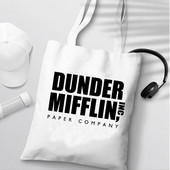 uredska TV emisija Dunder Mifflin Paper Company torba za kupnju višekratna torba za kupnju višekratna torba za višekratnu upotrebu bolsas ecologicas cabas