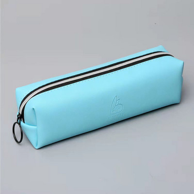 Kandiline pliiatsiümbris Nahast pliiatsikott Vintage retro tõmblukuga pliiatsiümbris kirjatarvete kotid õpilaste kontoritarvete jaoks